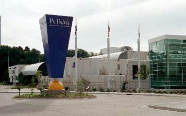 The front entrance of the Putnam Museum, Davenport, IA